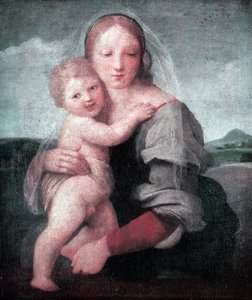 The Madonna and Child (Madonna of the tower) by Raphael