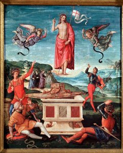 The resurrection by Raphael