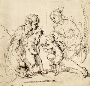 Design for the Holy Family from the Canigiani House in Munich