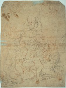 Holy Family with Saint Elizabeth and the Infant John the Baptist
