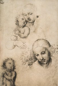 Study for a Madonna and Child by Raffaello Sanzio Raphael