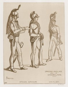English Dragoons, 1814-15 by Raphael Jacquemin