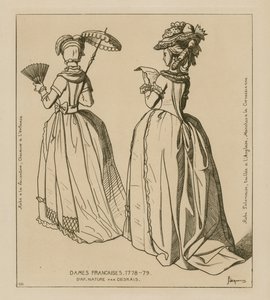 French women, 1778-79 by Raphael Jacquemin