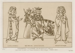 German People in the Mid 14th Century by Raphael Jacquemin