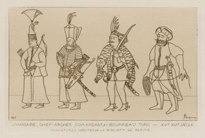 Janissary, Chief Archer, Commander and Turkish Executioner by Raphael Jacquemin