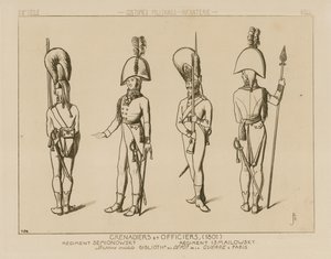 Russian Grenadiers and Officers by Raphael Jacquemin