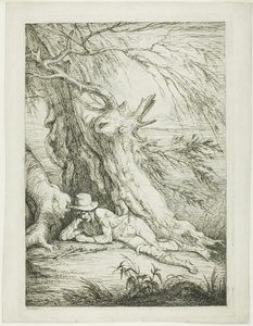 Brigand Lying Under a Tree
