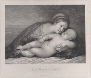 The Madonna Embracing the Sleeping Christ Child