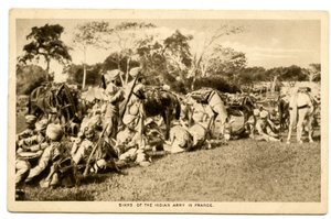 Sikhs of the Indian Army in France, 1914-15 by Raphael Tuck and Sons