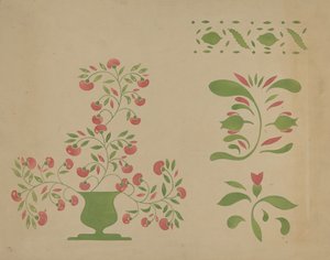 Stencil Wall Decoration by Ray Holden