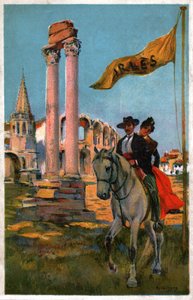 The city of Arles (Illustration, circa 1920)
