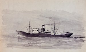 Cargo on the Gironde Estuary