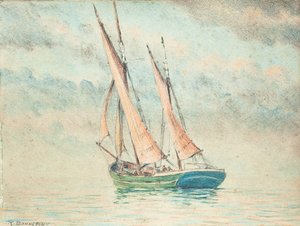 Gabarre on the Gironde Estuary