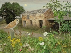 The Old Farm Buildings at Eccup, 2000 by Raymond Booth
