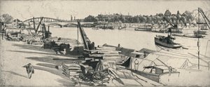 The Port Henri IV by Raymond Ray Jones