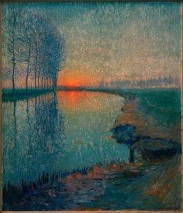 Sunset at the Nete