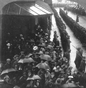 Guard of Honour at City Hall, South Africa, World War I