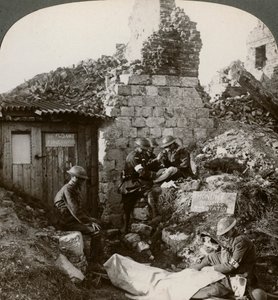 The Royal Army Medical Corps at Monchy Dressing Station, France, World War I