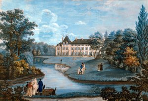 View of the Facade and the Park of the Castle of Malmaison by Regina Catherine Carey