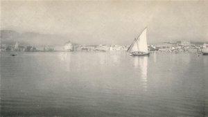 In the Harbour, Palma, Majorca, c1927 by Reginald Belfield