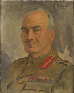 Lieutenant General Sir Ronald Forbes Adam Bt, 1940 circa by Reginald Grenville Eves