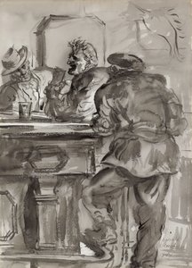 Bar Philosopher by Reginald Marsh