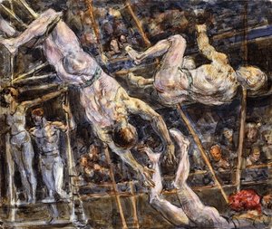 The Flying Concellos by Reginald Marsh