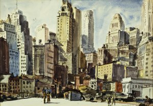 View from Coenties Slip by Reginald Marsh