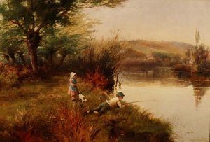The Young Anglers by Reginald Smith