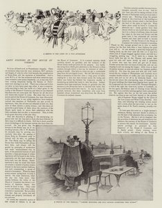 Lady Visitors in the House of Commons by Reginald Thomas Cleaver