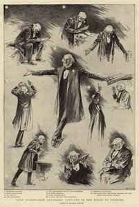 Some Gladstonian Attitudes, Sketches in the House of Commons by Reginald Thomas Cleaver