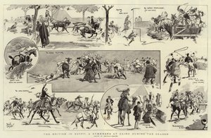 The British in Egypt, A Gymkhana at Cairo during the Season by Reginald Thomas Cleaver