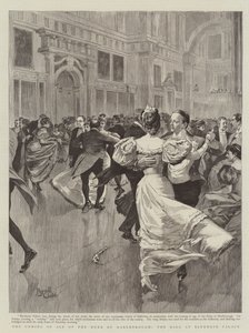 The Coming of Age of the Duke of Marlborough, the Ball at Blenheim Palace by Reginald Thomas Cleaver