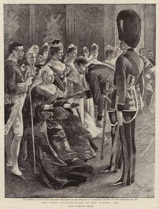 The First Drawing-Room of the Season by Reginald Thomas Cleaver
