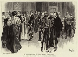 The Resignation of Mr Speaker Peel by Reginald Thomas Cleaver