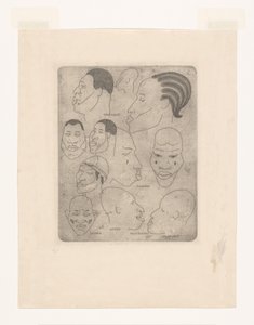 West African Heads by Reijer Stolk (signed by artist)