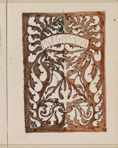 Design for a Program Book Cover by Reijer Stolk