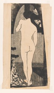 Standing Woman, Seen from the Back by Reijer Stolk
