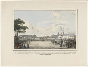 The Mobile Militia of Utrecht Gratefully Received by the City Government on August 19, 1834