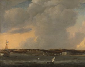 View of Tunis by Reinier Nooms (signed by artist)