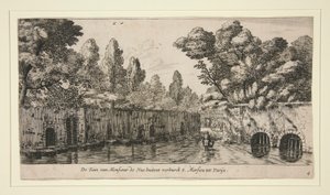 The Garden of Monsieur de Nue in S. Marsiou, Suburb of Paris