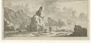 Seascape with Shipwrecked Ships (Various Embarkations and Other Events)