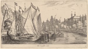 The Ferry to Leiden by Reinier Nooms, called Zeeman