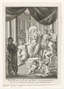 Allegorical Representation with History, Truth, Antiquity, and Prudence