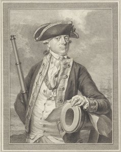 Admiral Jan Hendrik van Kinsbergen 1735-1819, Count of Doggersbank, 1781 by Reinier Vinkeles