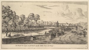 The River Seine at the Bend of the Mall