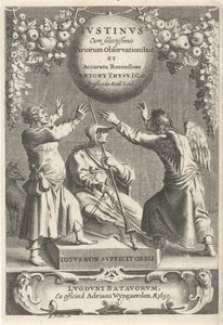 Minerva and Two Chained Figures