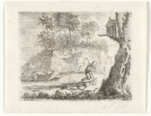 Praying Pilgrim by Reinierus Albertus Ludovicus baron van Isendoorn à Blois