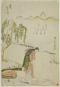 The Chofu Jewel River in Musashi Province, from an untitled series of Six Jewel Rivers