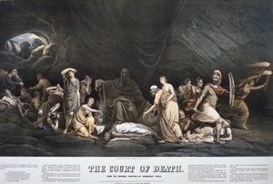 The Court of Death by Rembrandt (after) Peale